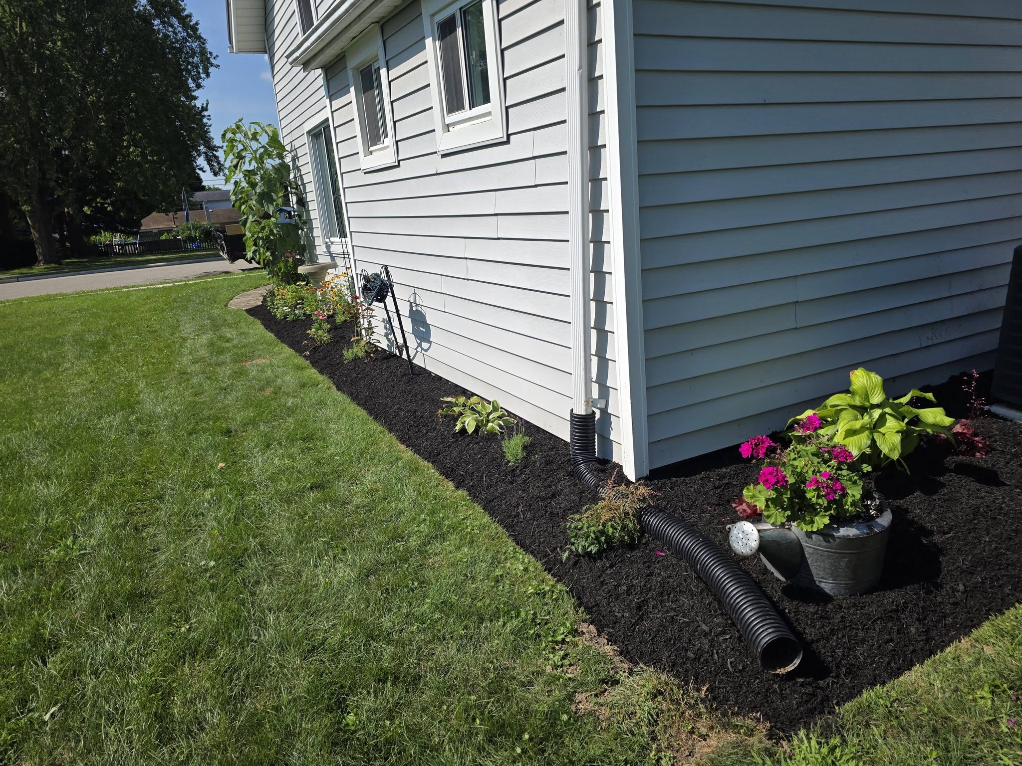 Clean landscape edging